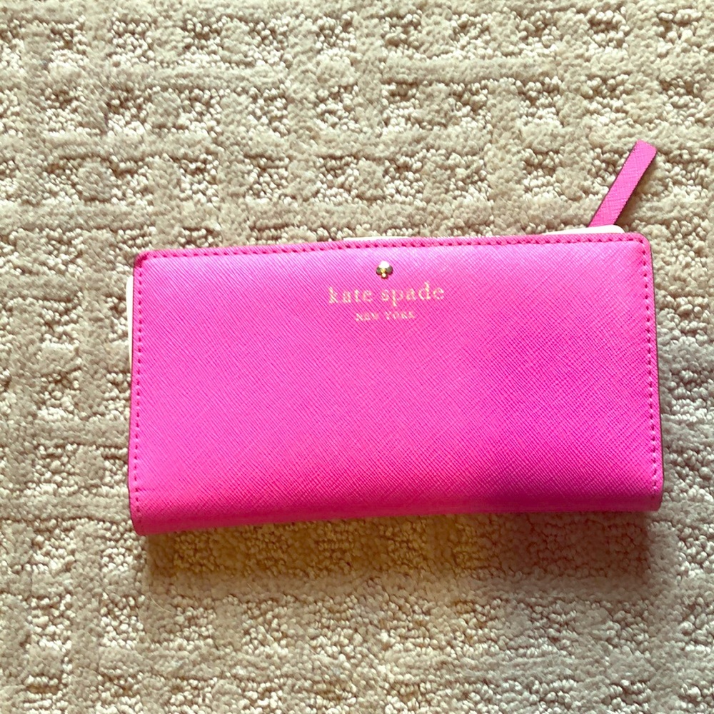 Pink Kate spade wallet
